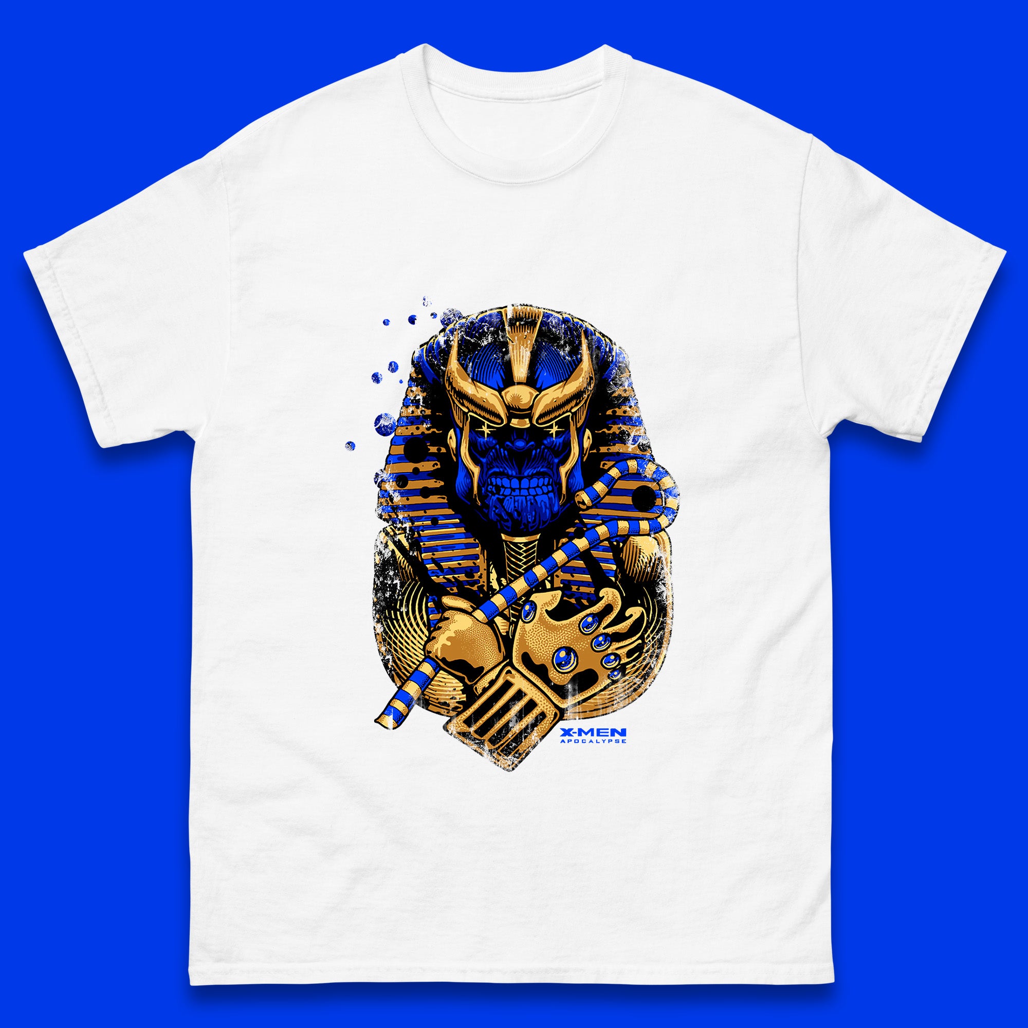 Egyptian Pharaoh King Thanos Tut Marvel Comic Book Fictional Character Mens Tee Top 4XL