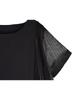 XITAO Short Sleeve Black Hollow Out Dress Fashion Women GJ1045