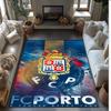 FC Porto Printed Flannel Area Rug Non Slip Soft Polyester Floor Carpet Indoor Decor Mat for Bedroom Living Room Sofa