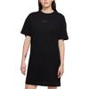 Nike Casual Loose Soft Comfortable Breathable Round Neck Short Sleeve Dress Women Dresses Black DM4664-010