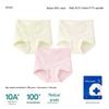 Jindu Women's Pure Cotton Antibacterial High-Waist Tummy Control Briefs