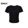 ONLY Women's Solid Round Neck Short Sleeve T-Shirt