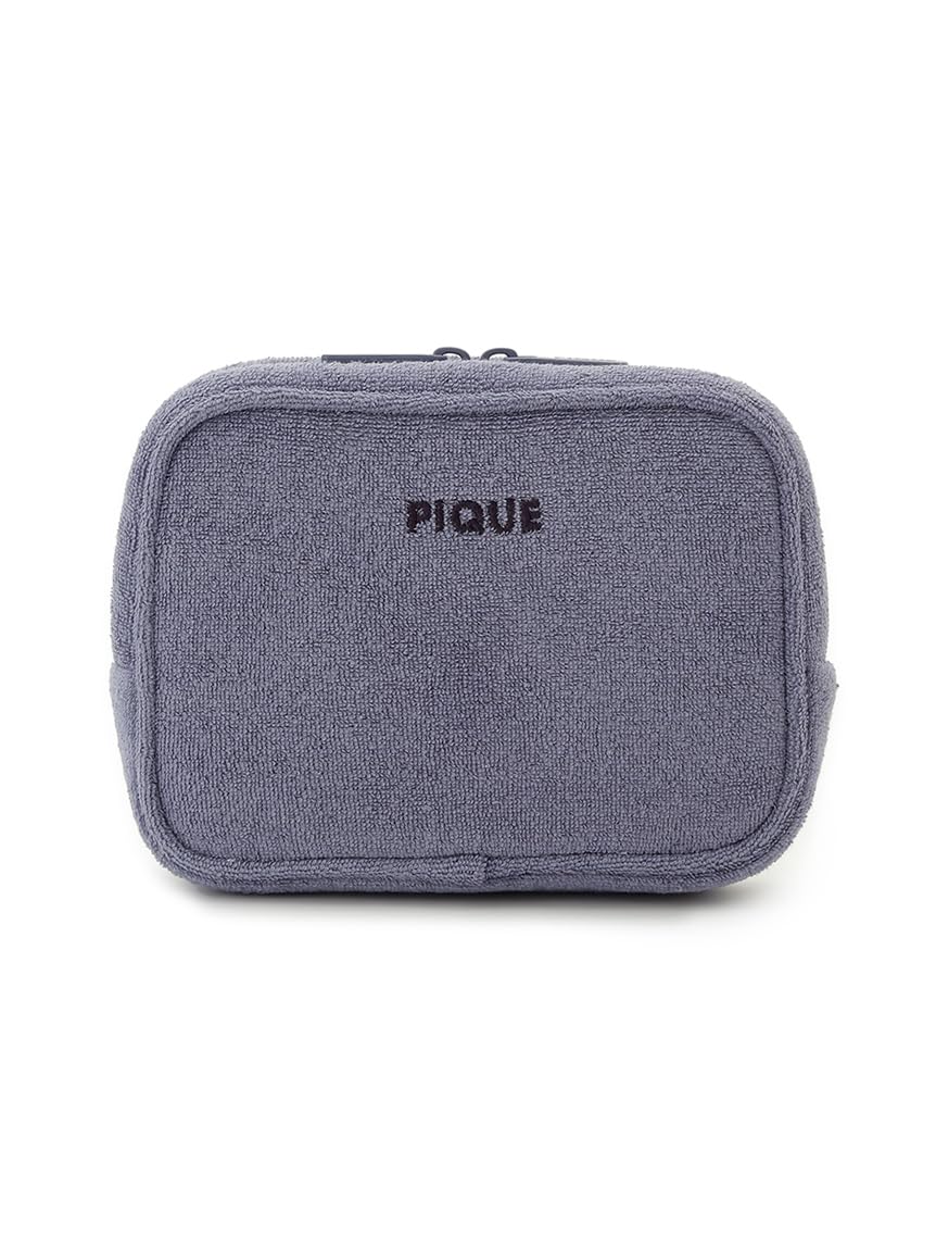 

Colorful pile tissue pouch PWGB252560 NVY [Gelato Pique]