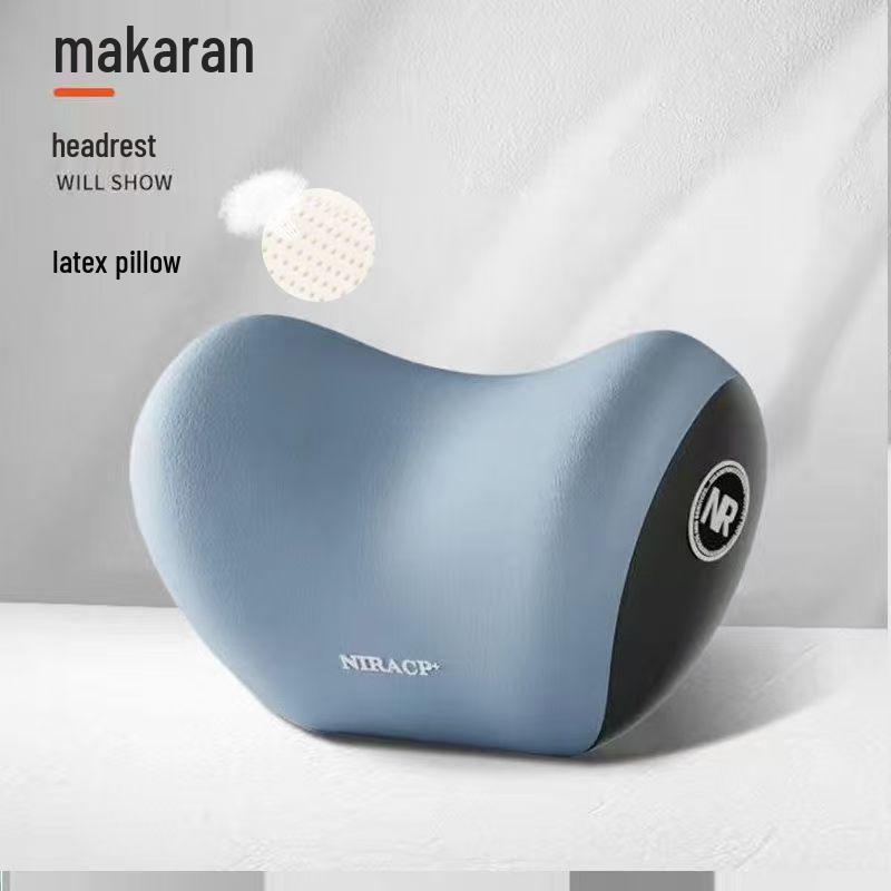 Car Seat Back and Neck Support Cushion: Headrest and Lumbar Pillow