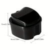 Plastic Denture Cleaning Box - Waterproof Filter Mesh Container for Denture Soaking & Storage, Compact Design Travel Supplies