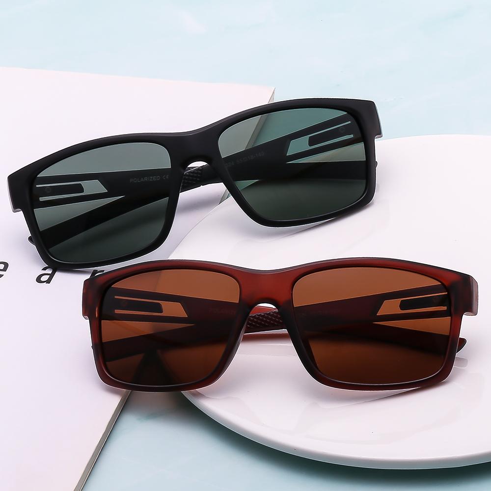 3pcs Sets Sunglasses Men Women Polarized Square Sun Glasses Brand Rectangle Driving Fishing Shades UV400 Glasses Outdoor Eyewear