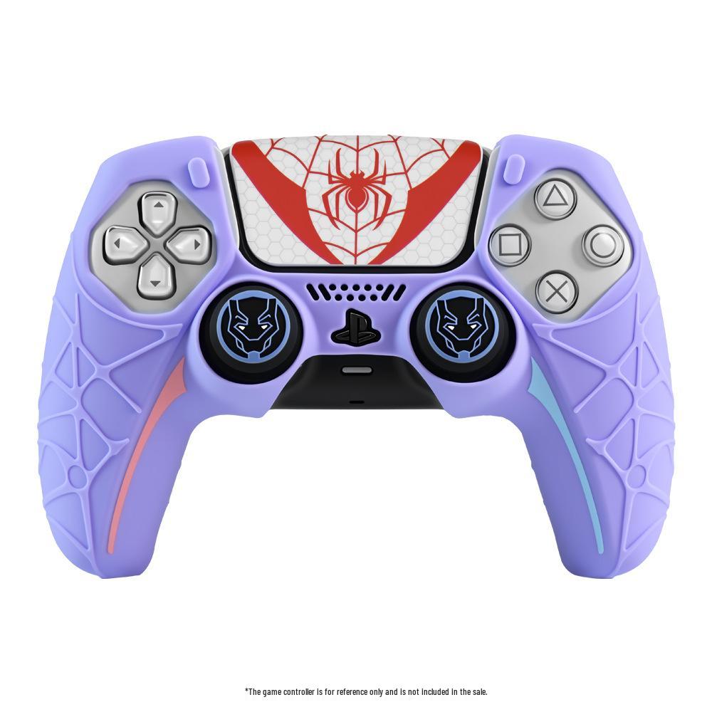 PS5 Spider Embossed Silicone Controller Cover - Anti-slip Protective Sleeve