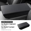 ABS Armrest Box Cover Pad for Tesla Highland 2017-2025 2025 2025 Juniper Leather Protective Cover Accessories