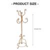 Easy Assembly Dollhouses Clothes Hanger Retro Iron Design Coat Rack For 1/12 Scale Miniature Bedroom Display Decoration