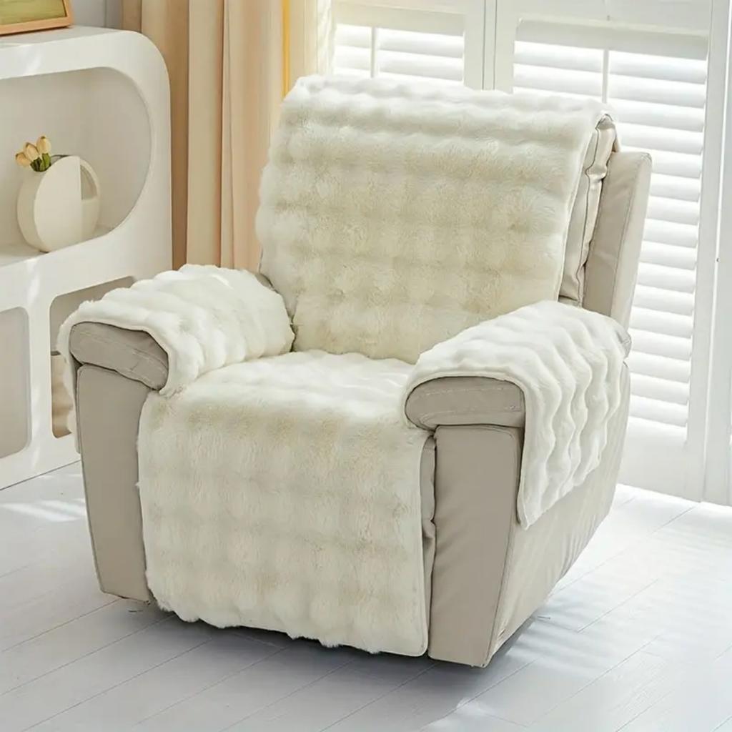 Imitation fur Recliner Sofa Cover Sofa Protector Lazy Boy Relax Armchair Covers  Slipcovers For Home Decor