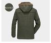 Men's Mid-Length Winter Cotton Jacket - Thick, Velvet-Lined, Windproof, Warm Coat for Casual Wear, Suitable for Young and Middle-Aged Men.
