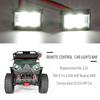 2 Stück Fernbedienung LED-Leuchten Scheinwerfer Dachlampe Licht 8 LEDs Licht Ersatz für 1Celsius10 -4 -6 D90 4 SCX10 HPI Auto DI
