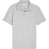 Plain Minimalist Comfortable Short Sleeve Polo Shirt Men Tops Light-Gray 40HP281-032