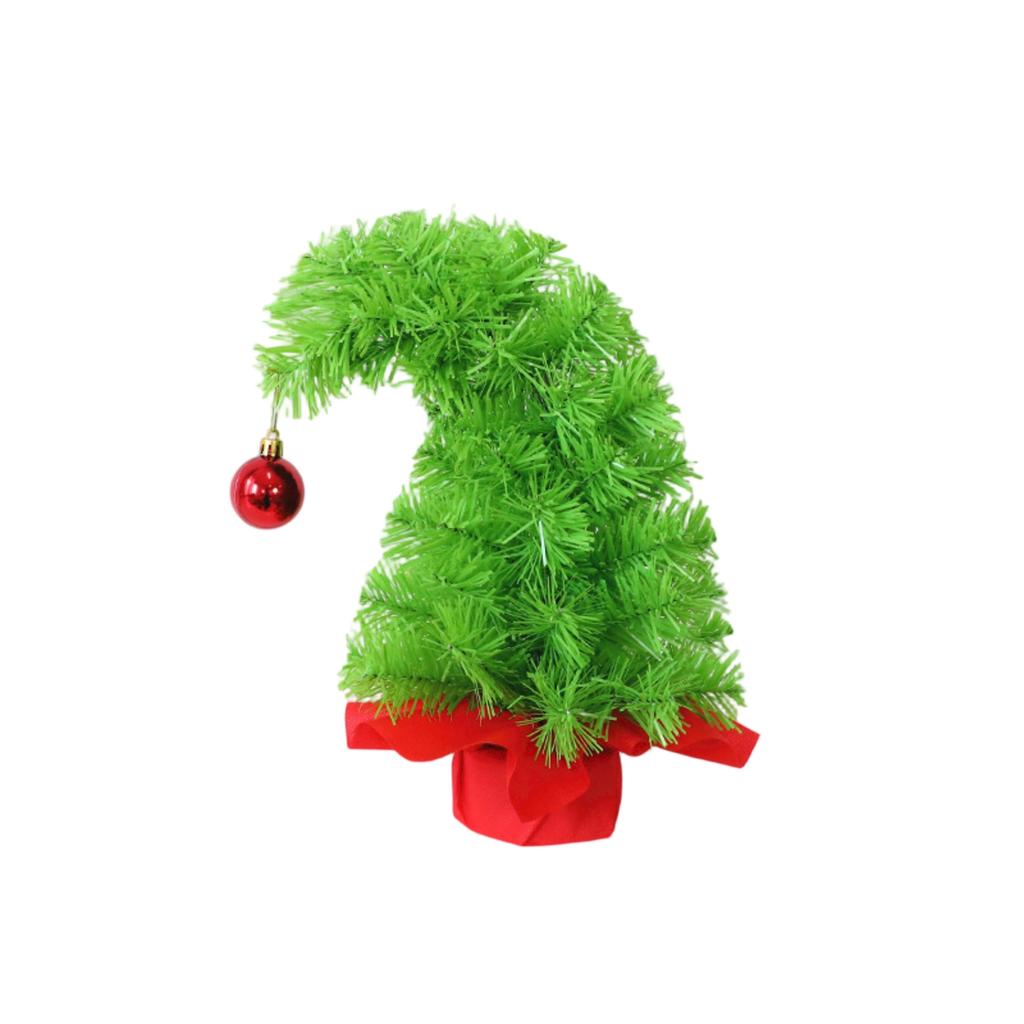 Christmas Simulated High Density Tree Holiday Decoration Crooked Tree