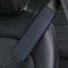 Car Accessories Seat Belt PU Leather Safety Belt Shoulder Cover Breathable Protection Seat Belt Padding Pad Auto Interior