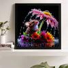New Arrival 5D DIY Full Circle Diamond Painting "Mouse and Flower" Embroidery Cross Stitch Home Decor Gift