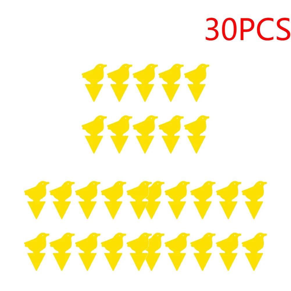 100-10pcs Dual-Sided Insect Mosquito Sticky Trap For Garden Insect Killer Whitefly Thrip Fruit Fly Gnat Waterproof Sticky Board