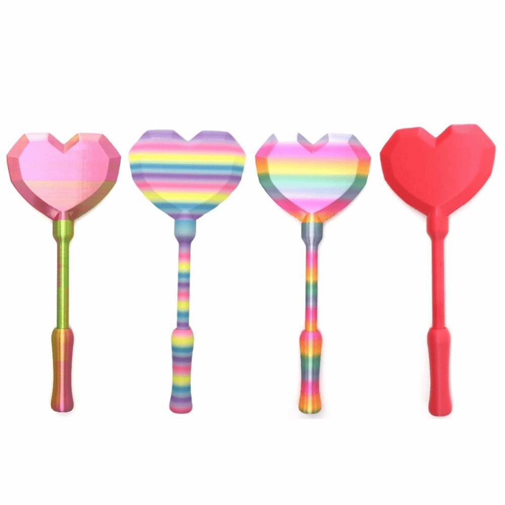 Creative 3D Print Wand Tap To Pay Portable Convenient Checkout Telescoping Credit Card Holder Funny Heart-shaped