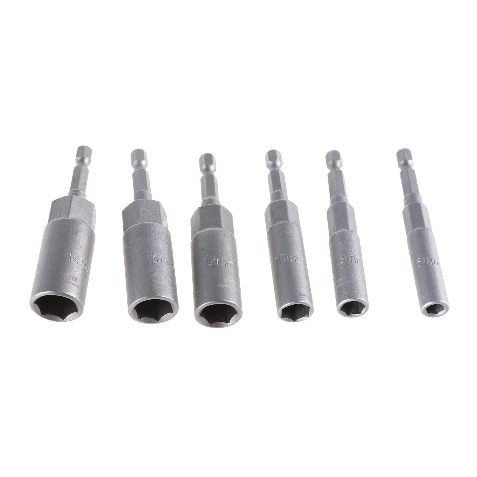 

Шестигранный ключ с хвостовиком 1/4 дюйма, головки для гаечных ключей с барашковыми гайками, головки для сверл с пазами под барашковые гайки 5,5–19 мм для рым-болтов и болтов с крючками A