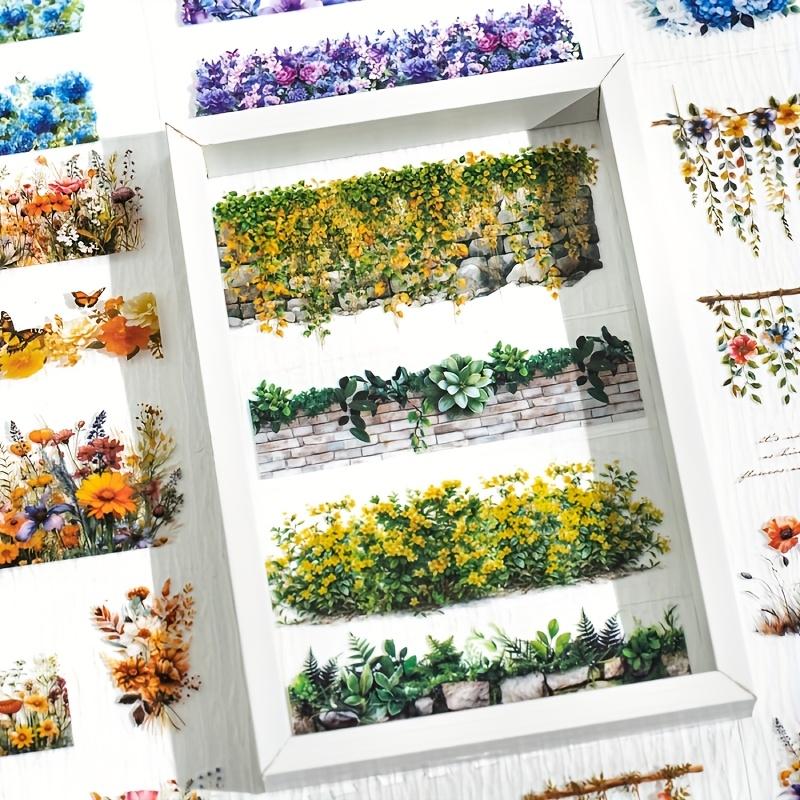 Series Floral & Nature-Themed Stickers - Vibrant Botanical Designs for DIY Journals, Scrapbooks, Laptops, Water Bottles