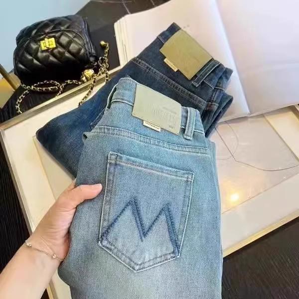 Women's Plus Size Slimming Straight Leg Cigarette Jeans - Petite Fit, Nine-Point Length