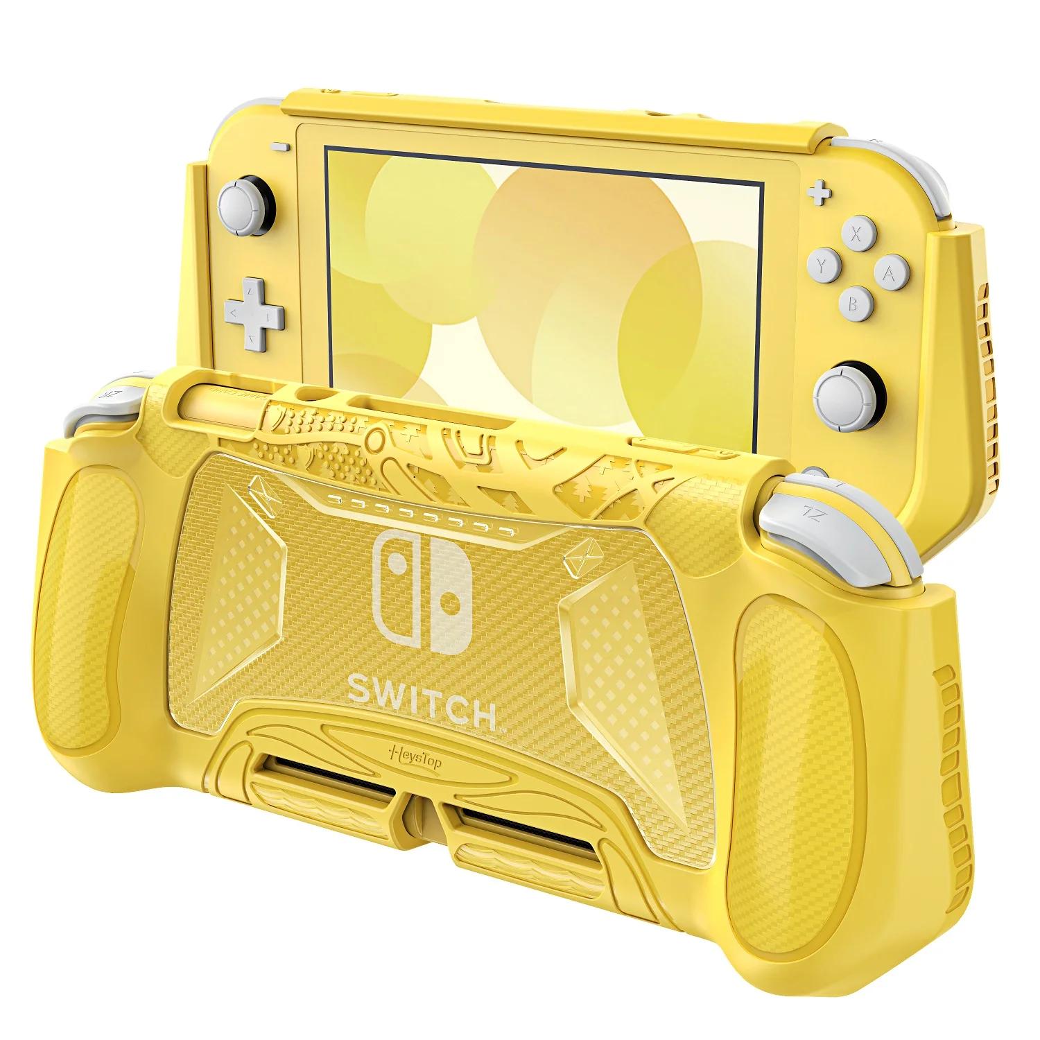 

Защитный чехол для Nintendo Switch Lite с хранилищем игровых карт Чехол-держатель для Switch Lite, устойчивый к царапинам и скольжению, устойчивый к падениям