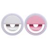Carga USB Luz de Anillo LED para Selfies Lente para Teléfono Móvil Lámpara de Anillo LED para Selfies para Teléfono iPhone Samsung Xiaomi Huawei Luz para Selfies
