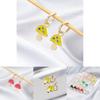 Stylish Multicolor Plated Mushroom Earrings For Women Perfect For All Occasions