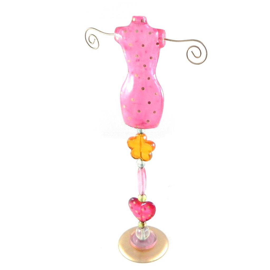 Les Trésors De Lily [H5948] - Pink 'Lisa' Jewelry Holder