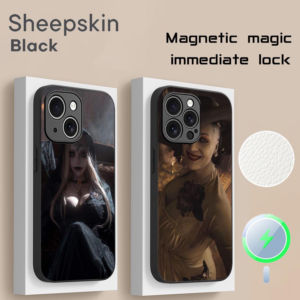 Pop ins thriller evil daughter poster Phone Case For iPhone 17 16 15 14 13 12 Plus Pro Max High-end Luxury Magsafe Sheepskin