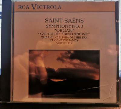 CD EUGENE ORMANDY VIRGIL FOX PHILHAR Symphony No.3 Organ VD87737 RCA Germany Classical Used