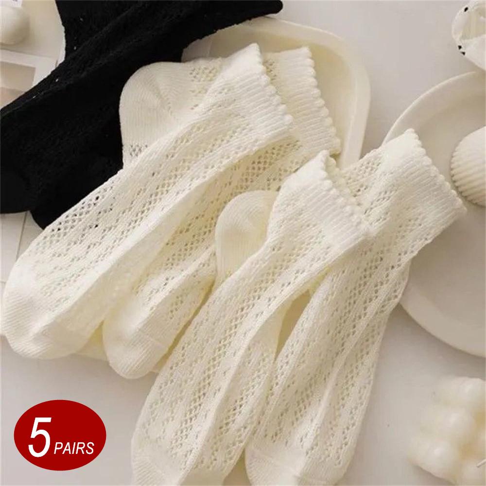 

5 пар женских хлопковых дышащих низких носков до щиколотки весна лето осень повседневные женские носки однотонные удобные короткие носки One Size