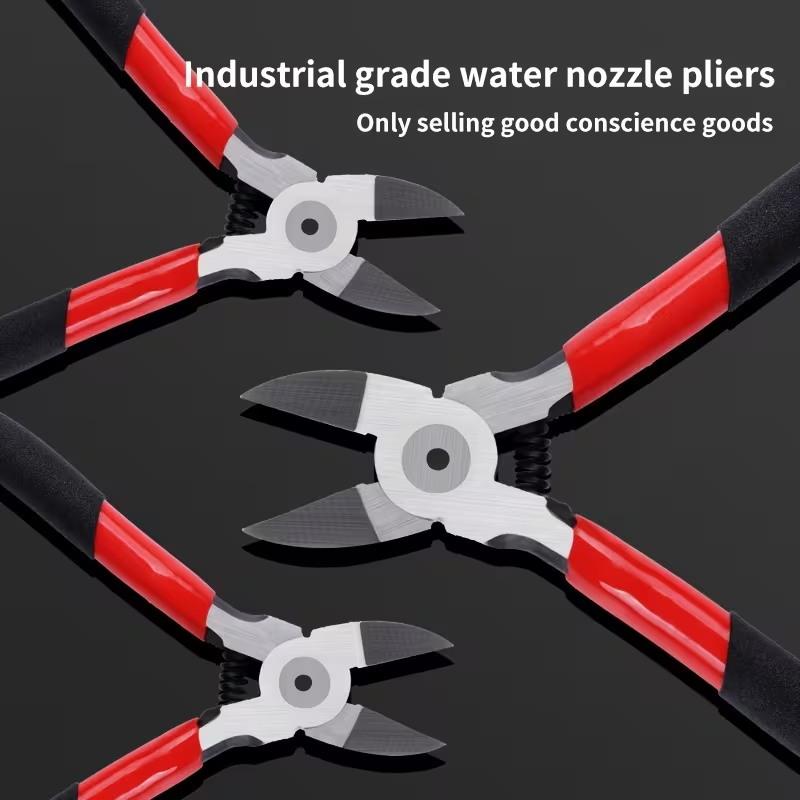 Industrial Grade Chrome Vanadium Steel Cutting Pliers Electrician Specific Oblique Cut Durable Hand Tool for Professional Use
