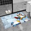 Classic Action Game R-Rockman Kitchen Mat Kids Room Bedroom Decoration Balcony Anti-Slip Doormat Living Room Alfombra