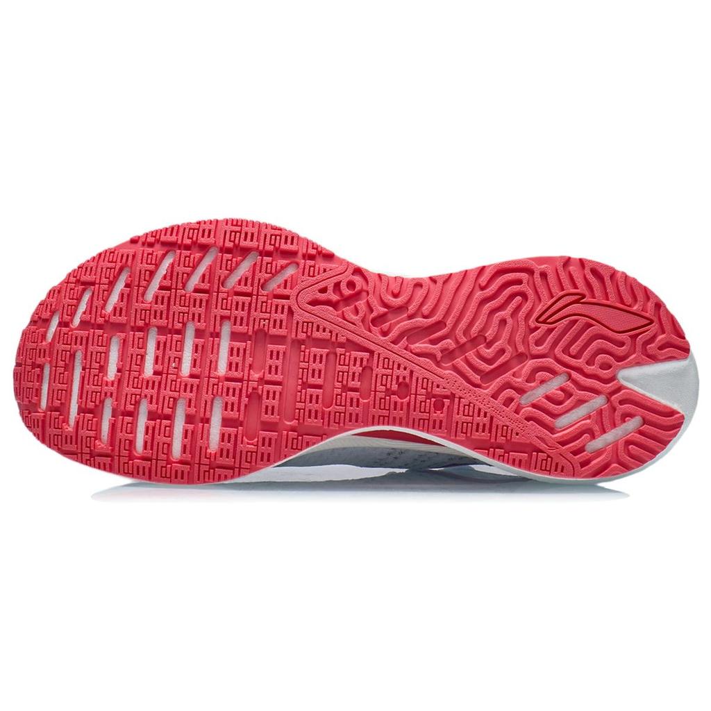 Li Ning Shadow Essential Laufschuhe Damen Low Top Weiß Blau ARHR126-3