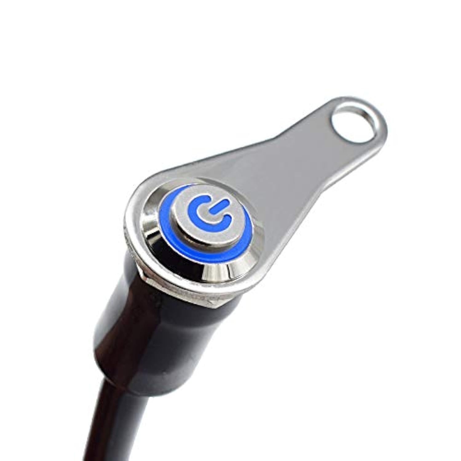 

Motorcycle Handlebar Switch ATV Bike LED Headlight Fog Light Switch Blue Light Waterproof Overload Protection