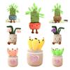 Creative Plant Pot With Cake Mushroom And Tulip Design