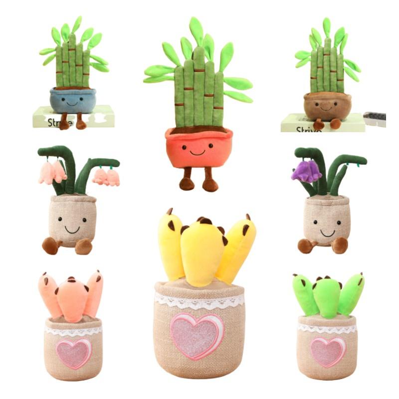 Creative Plant Pot With Cake Mushroom And Tulip Design