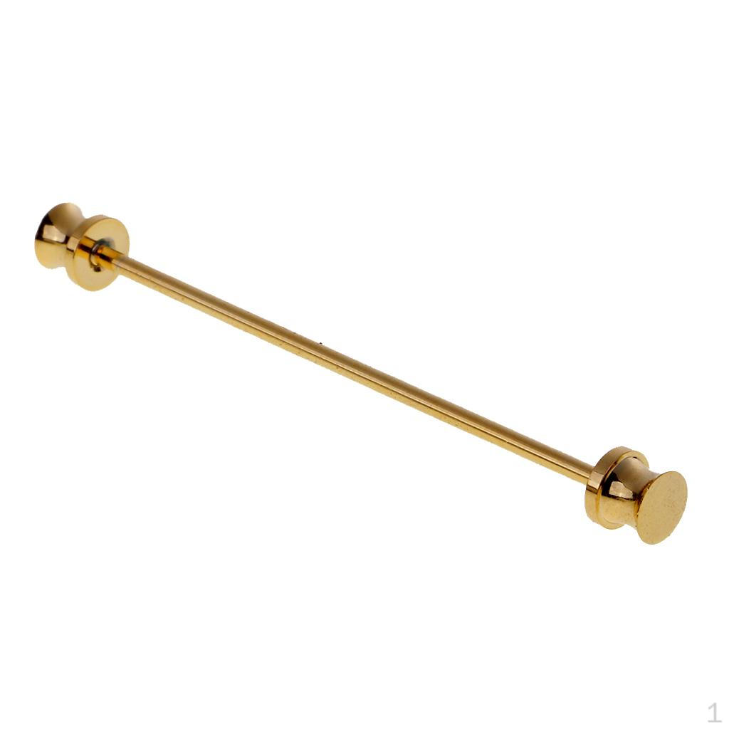 /Silver Tie Clip Bar Clasp Cravat Pin Skinny Collar Brooch