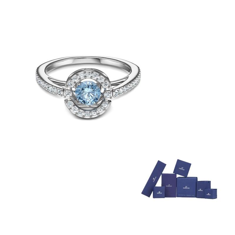 Swarovski Sparkling Dance Rings Womens 52-Original brand box