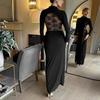 Women's Sexy Hollow Lace Long Sleeve Bodycon Dress for Autumn