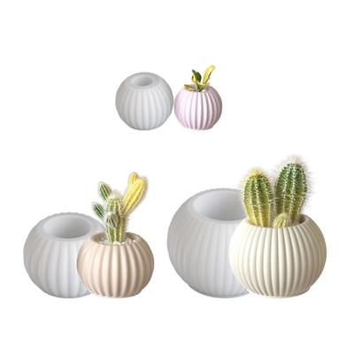 Ευέλικτη Κυκλική Σιλικόνη Θήκη Κεριού με Ριγέ Σχέδιο Εύκολη Απομάκρυνση Καλούπι για Έργα Χύτευσης Ρητίνης