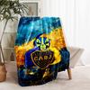 1pc Blanket - Club Atlético Boca Juniors Print Design, Lightweight Blanket for Sofa, Bed- Soft &Warm, Gift for All Seasons