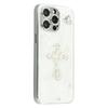 For iPhone 15 Pro Max Case Electroplated Epoxy Metal Decor TPU+Acrylic Phone Cover Precise Cutouts
