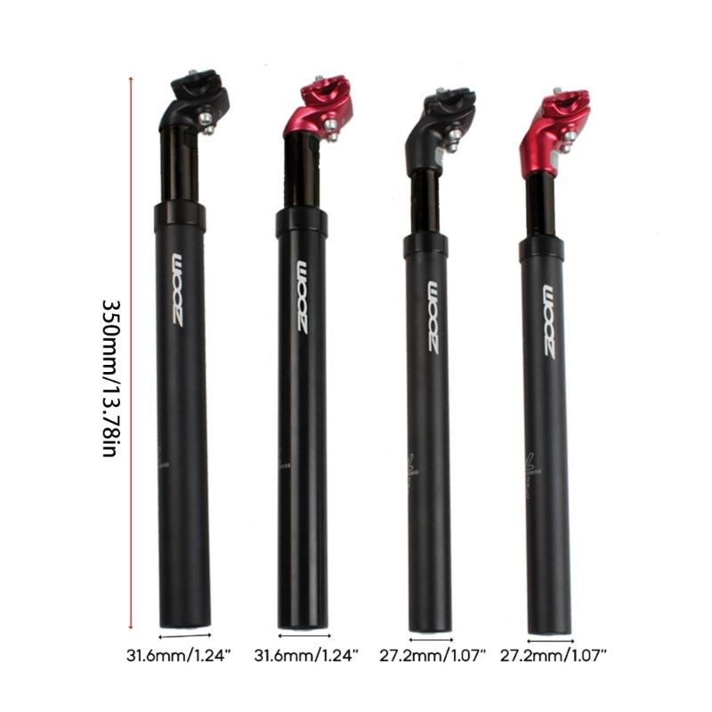 Suspension Seat-Post Adjustable Seatpost Bike Seatpost for E-Bike Mountain Bike Road Bike 27//31.6 X 350mm