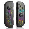 Joycon-style RGB Wireless Bluetooth Game Controller with Switchable Left and Right Small Handles for NS.