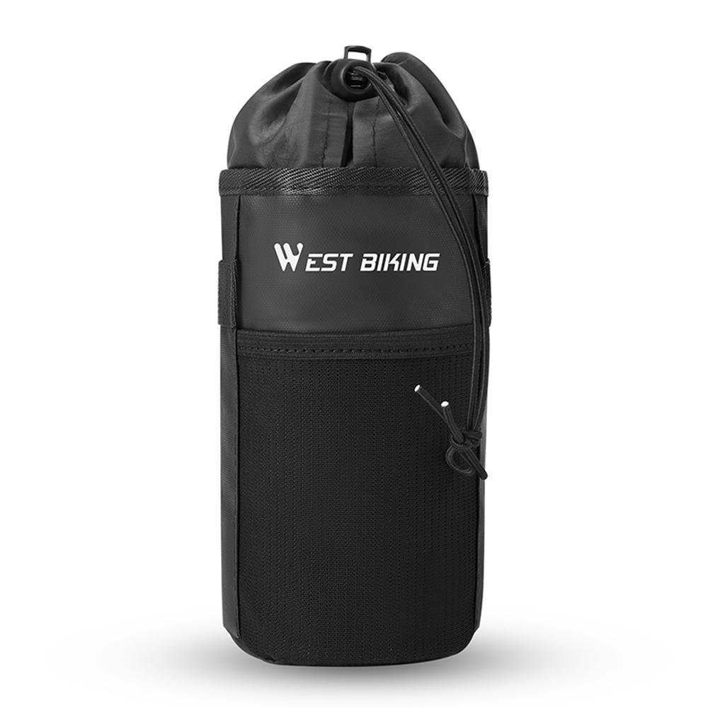 WEST BIKING YP0707407 Folding Bike Balance Bike Water Bottle Bag Handlebar Seat Post Insulated Bottle Storage Bag A