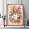 Alice Wonderland Giggle.91 100% Round Full Drill 5D DIY Diamond Painting Embroidery Cross Stitch Rhinestone Décor