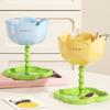 Plastic Flower Shape Storage Rack Space Saving Key Organizer Makeup Brush Storage Box  Bedroom