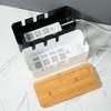 Multifunction Cable Management Box Plastic Power Line Wire Management Organizer Power Socket Management Box Desktop Storage Box